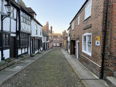 Looking north down West Street in Rye.