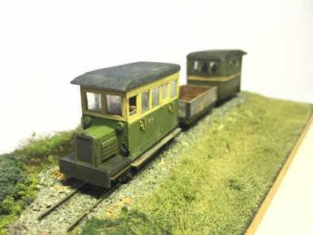 The unmatched Ding Dong Moor railcar set.