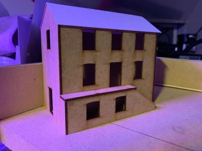 Customs House basic 2mm MDF shell.