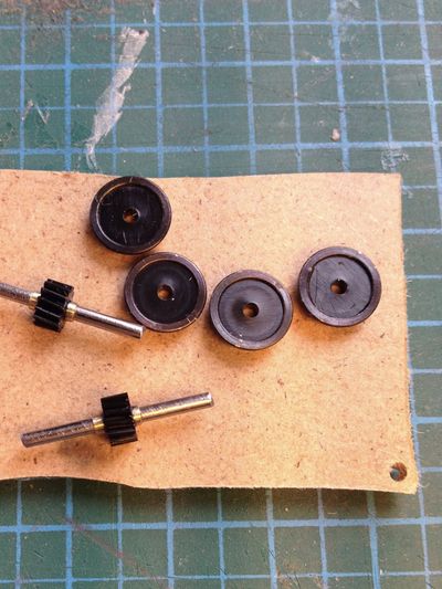 Small Run Batch Deutz — axels and wheels.