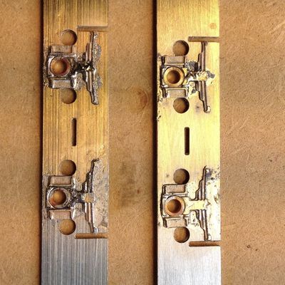 Small Run Batch Deutz — frames with suspension soldered on.