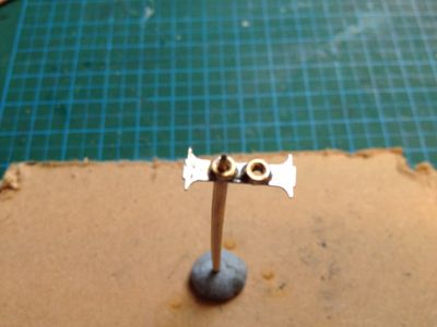 Small Run Batch Deutz — using a cocktail stick to position nuts for soldering.