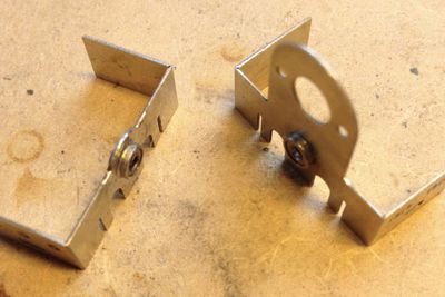 Small Run Batch Deutz — motor mountings folded and bushes in place.