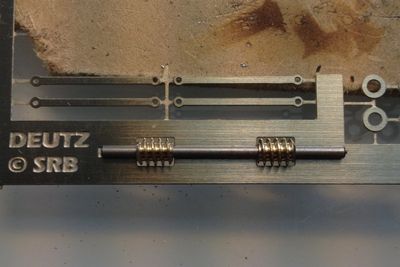 Small Run Batch Deutz — a really clever jig for axle worm spacing is in the etch.