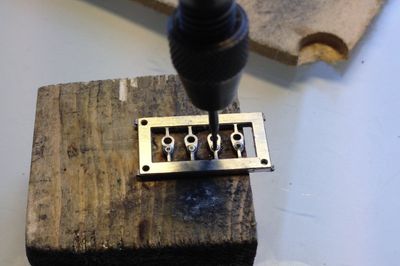 Small Run Batch Deutz OO9 kit — carefully reaming out the fly cranks to fit the axle.