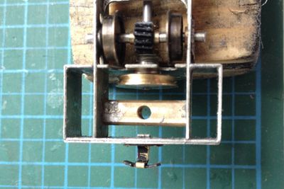 Small Run Batch Deutz OO9 kit — the large pulley wheel added to the drive shaft.