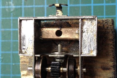 Small Run Batch Deutz OO9 kit — plates cut and soldered into the ballast boxes.