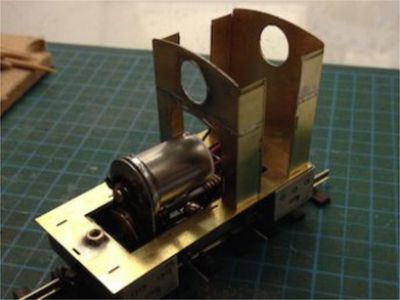 Small Run Batch Deutz — cab and footplate test fitted to chassis.