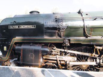 Stopped for water by Simon Cox - Sat, October 15, 2011: Winchfield Oliver Cromwell takes on water.