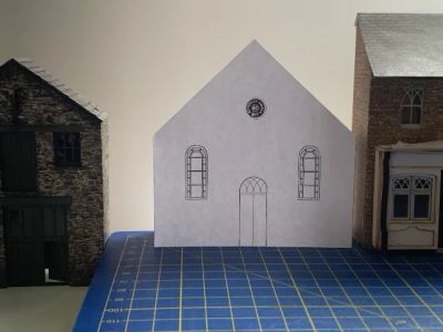 Whitesands Quay paper mock up of chapel.