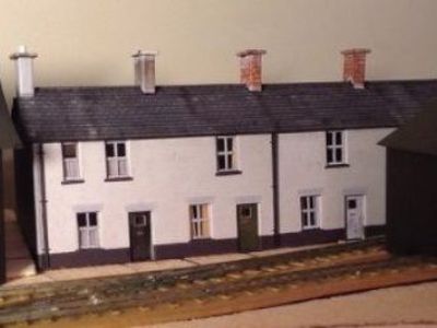 Whitesands Quay cottages on the layout.